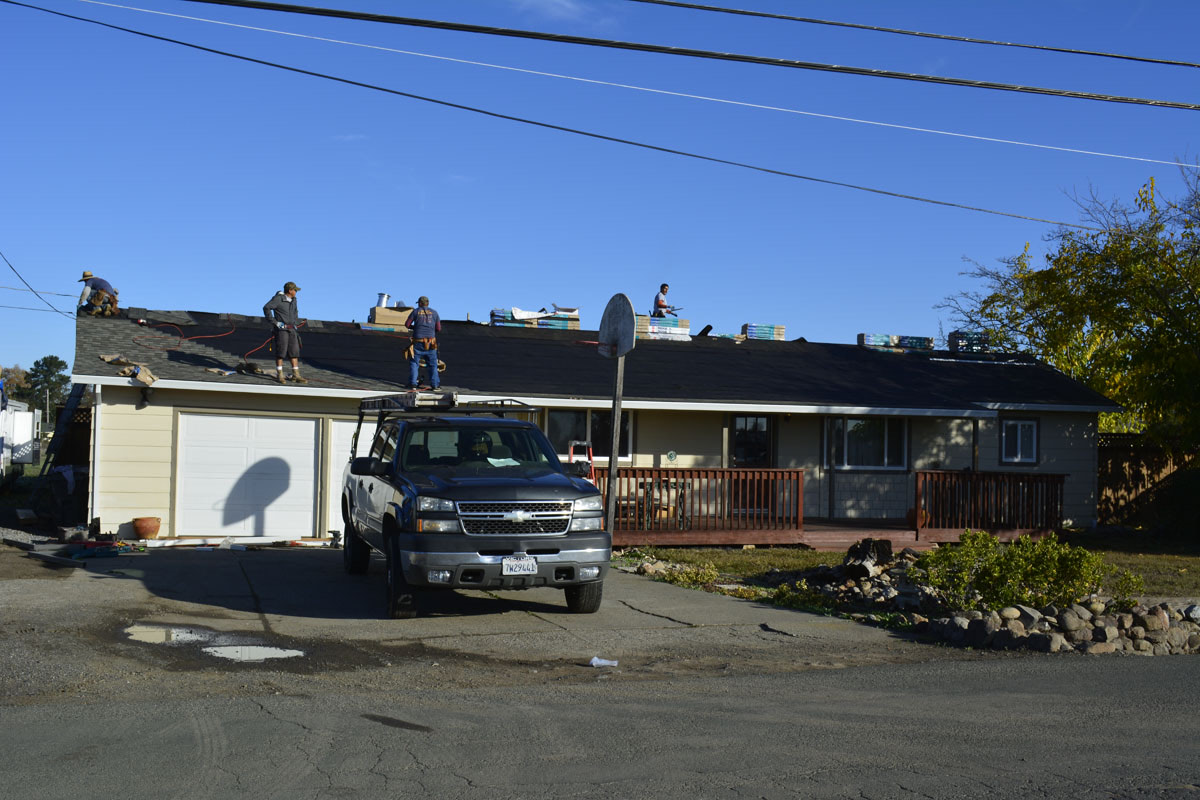 Torch-down commercial re-roof