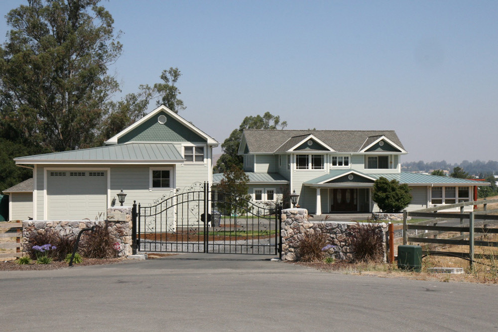 Gated residence with new roofing
