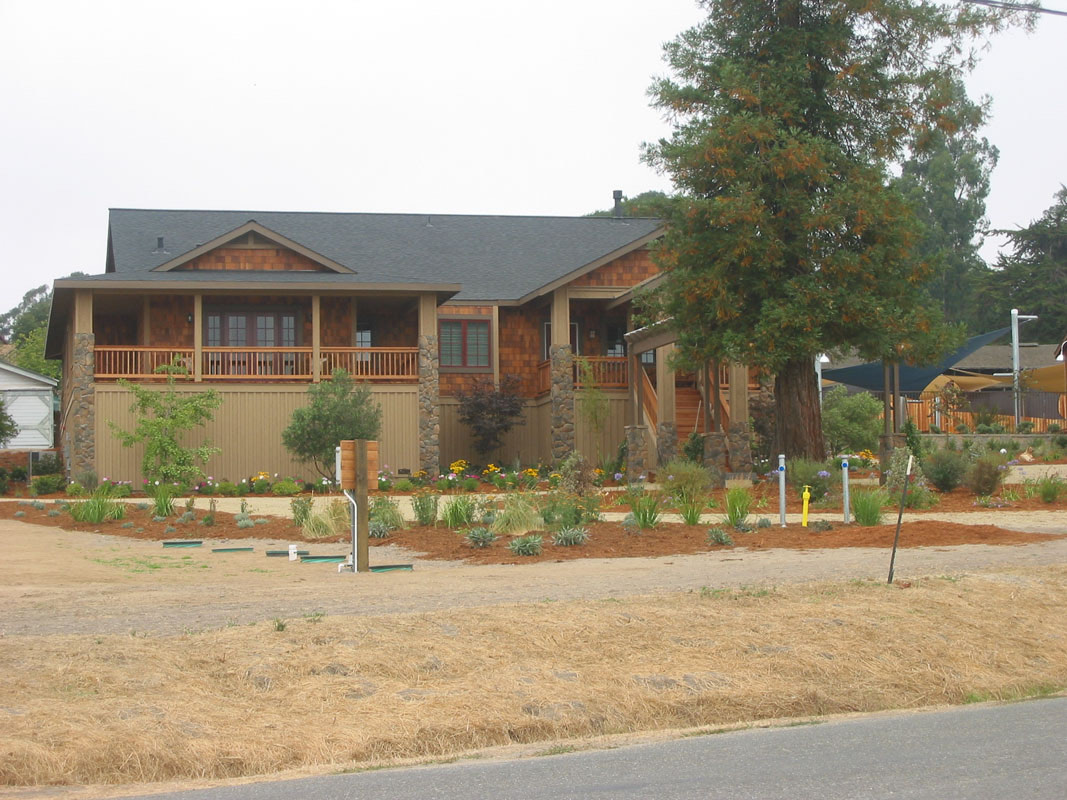 Lodge with new composition roof