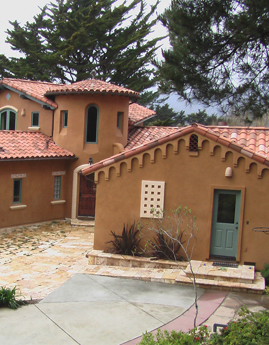 Tuscan-style custom home