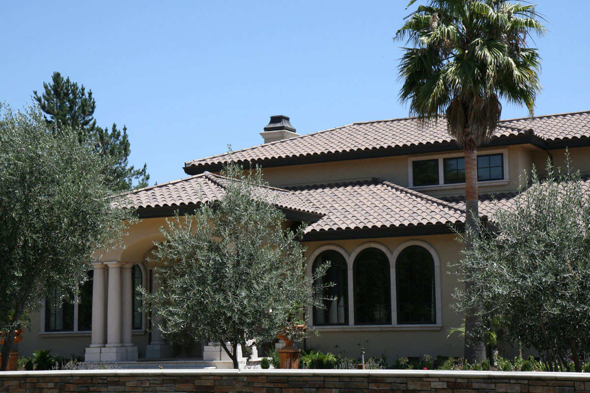 Tile roof villa